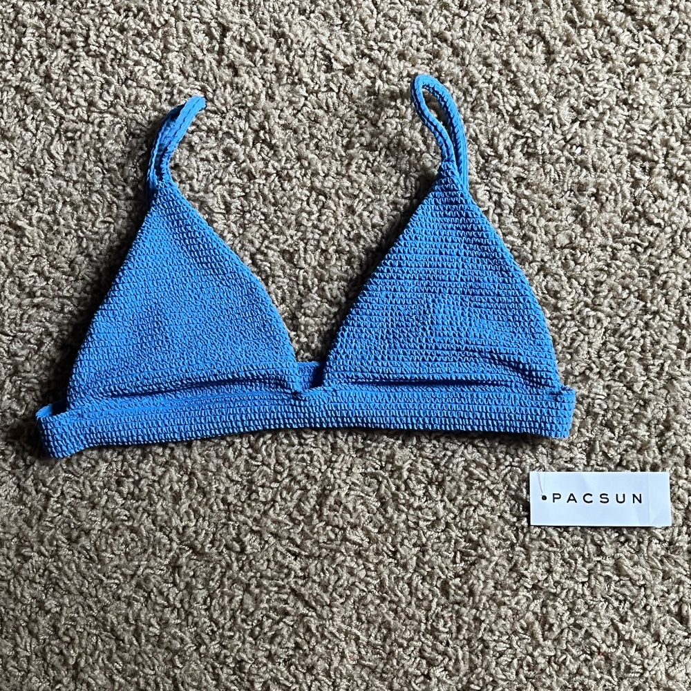 COPY - NWT Blue Bikini Top